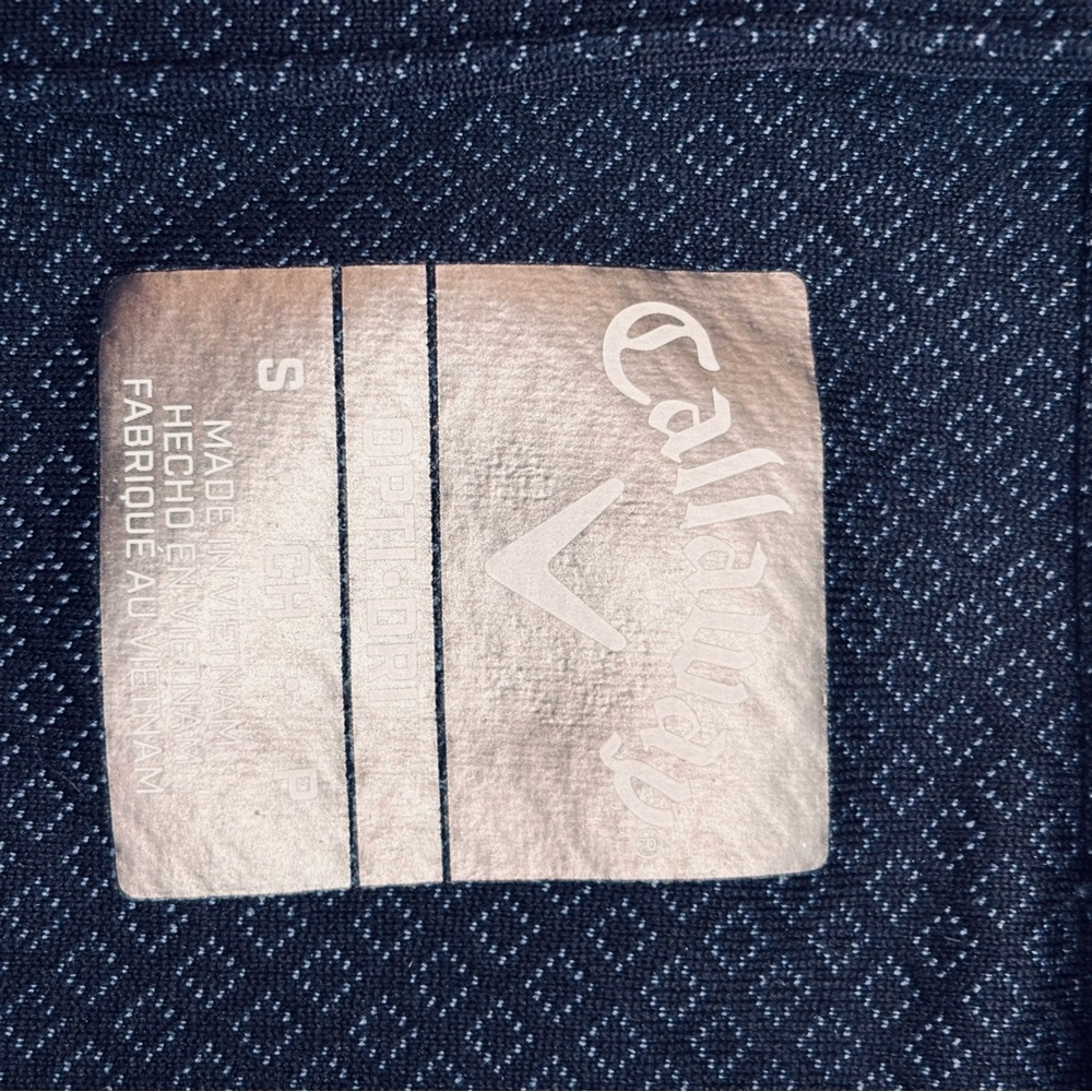 Callaway Navy Short-Sleeve Patterned Tee